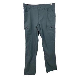 Eddie Bauer Pants Womens Size 12 Cargo Gray Hiking Outdoors